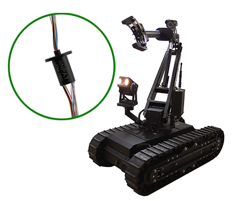 JINPAT Slip Rings for Bomb Disposal Robots