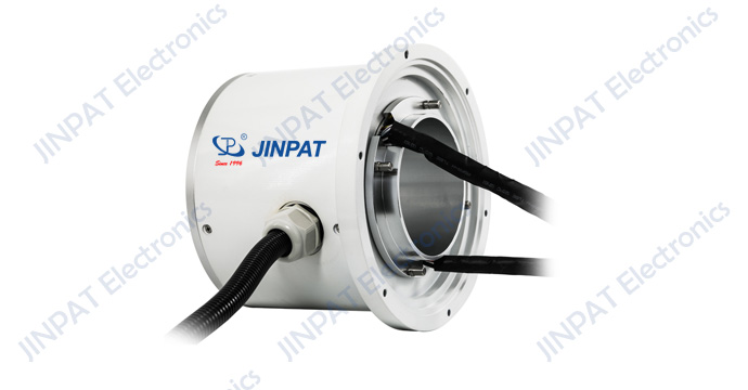 Cloud ladder fire truck slip ring