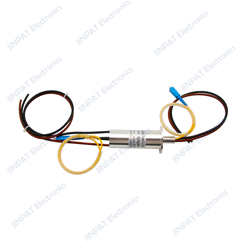 Slip Ring Integrated with Fiber Optic and High-Frequency Signals
