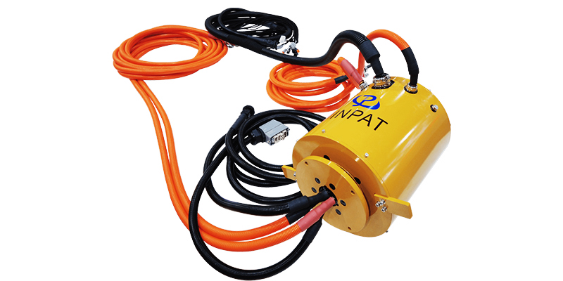 High Current Integrated Slip Rings